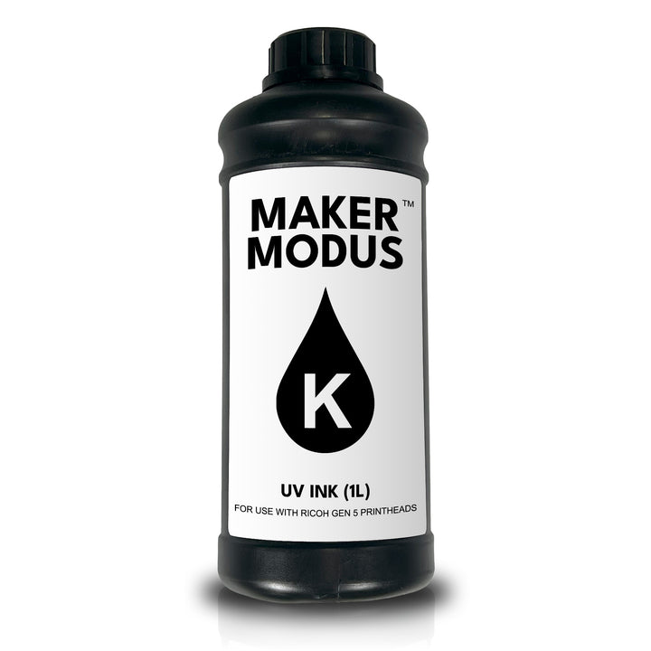 Maker Modus Black UV Ink – 1 L | Ricoh Gen5-Ready